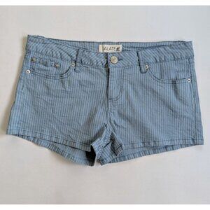 Y2K Jalate Jeans Low Rise Striped Shorts Blue Size 9 Style #JJ216621